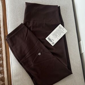 Lululemon Athletica Chocolate Wunder Train Tights